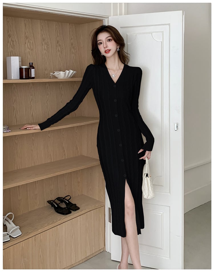 【dress】ニットワンピース　M25393