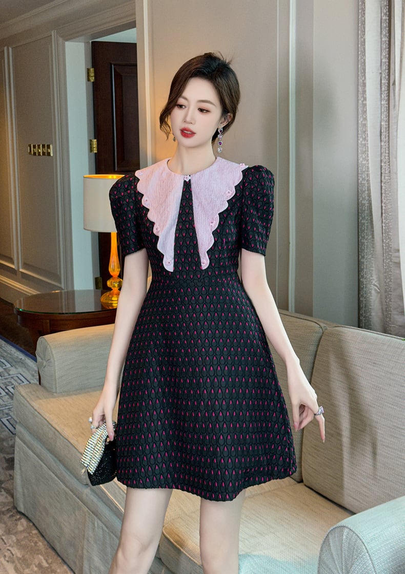 【dress】ドールカラーワンピース　M25070