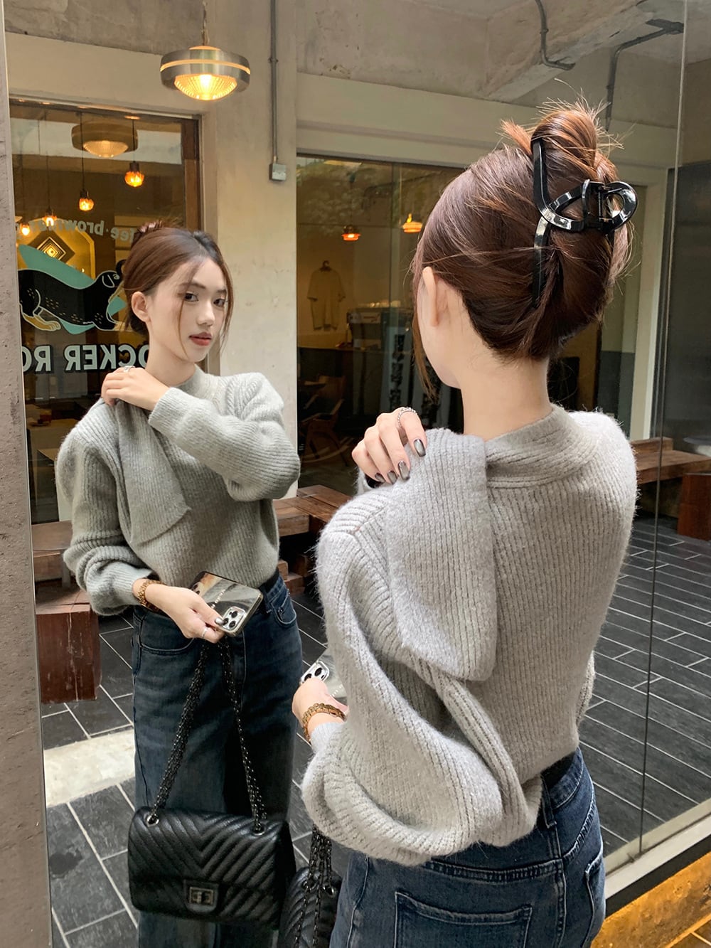 【tops】ニットセーター　M27682