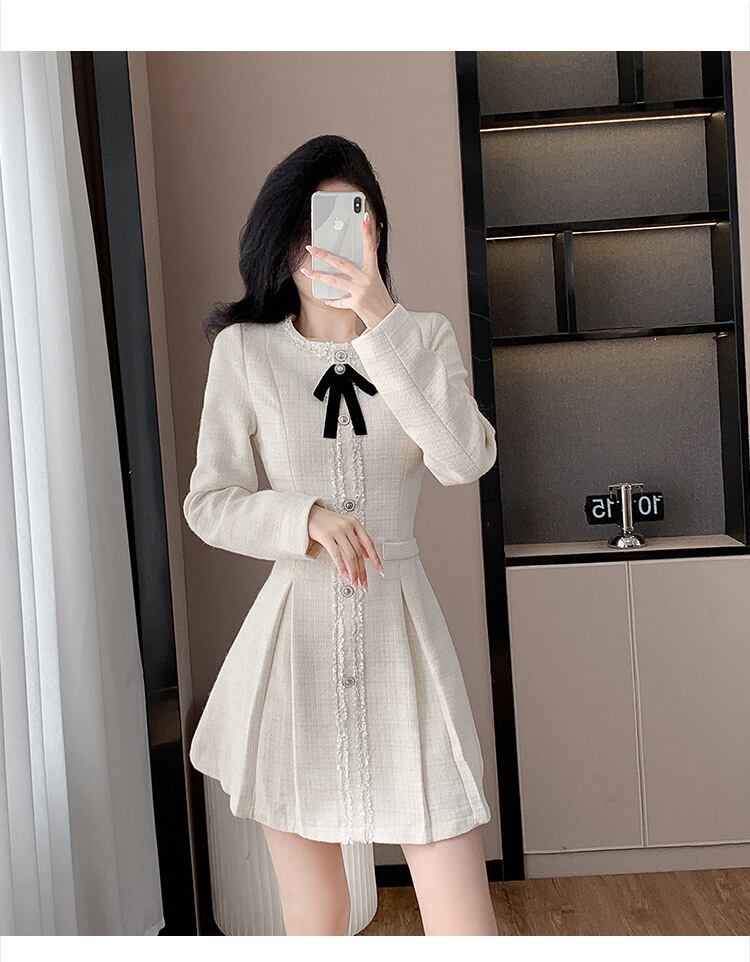 【dress】リボン付きデートワンピース　M27659