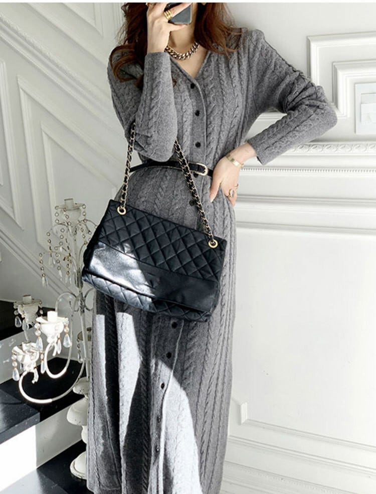 【dress】ニットワンピース　M26341