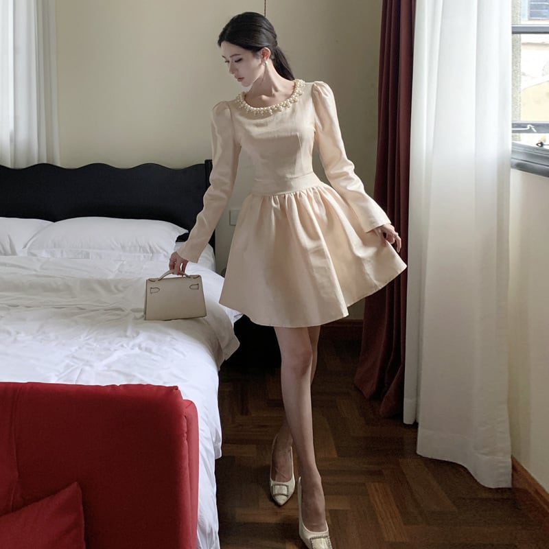 【dress】パールデートワンピース　M26207