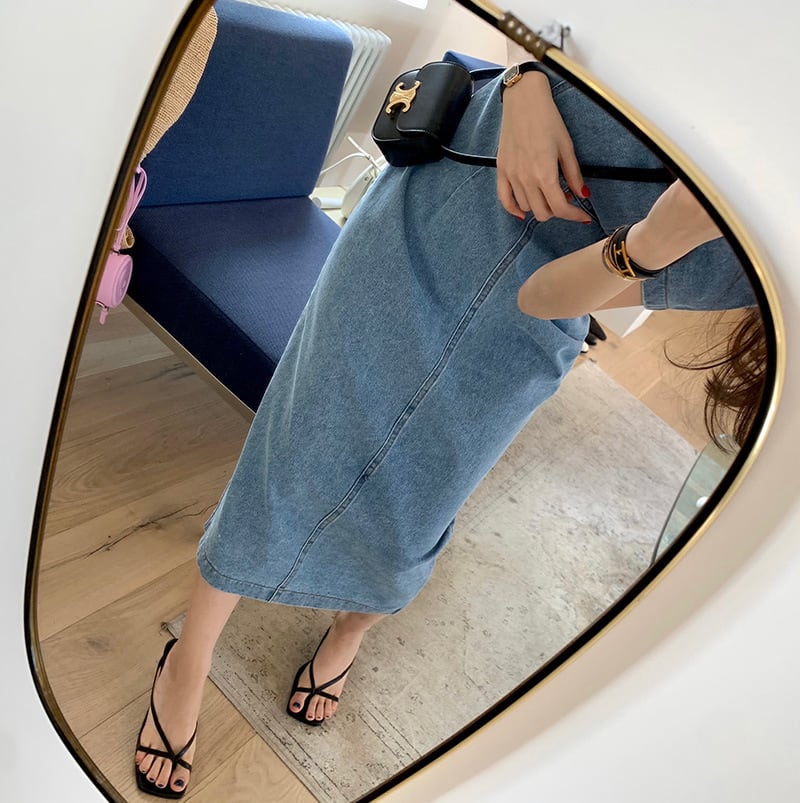 【dress】デニムワンピース　M24734