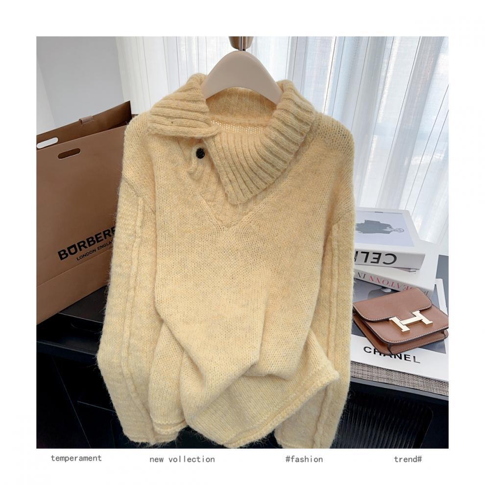 【tops】ハイネックニットセーター　M28243