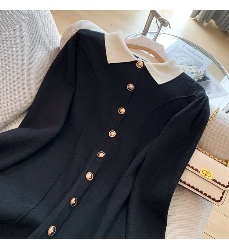 【dress】ニットワンピース　M25426