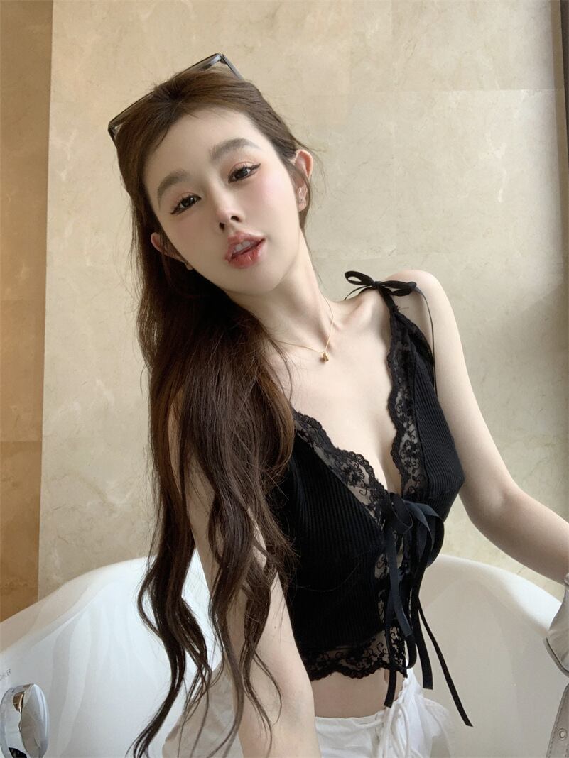 【tops】レースキャミソール　M28888