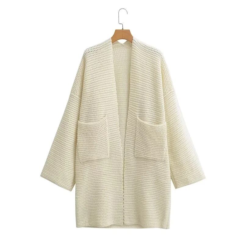 【outer】ロング丈ニットカーデ　M26831