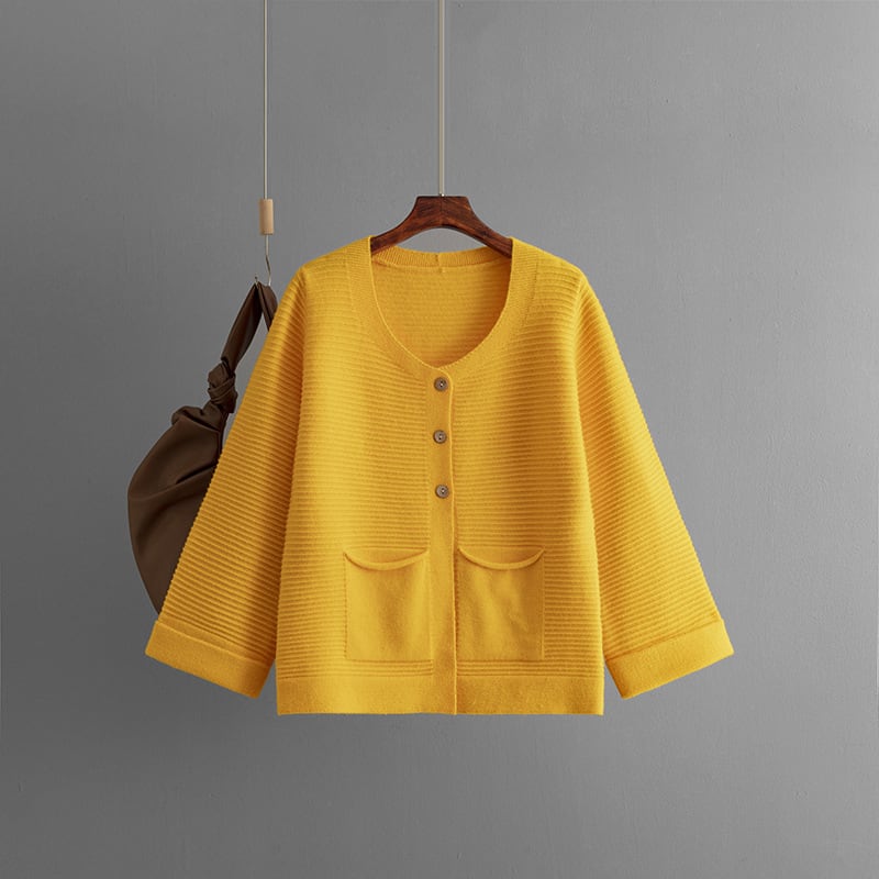 【outer】ニットカーデ　M25681