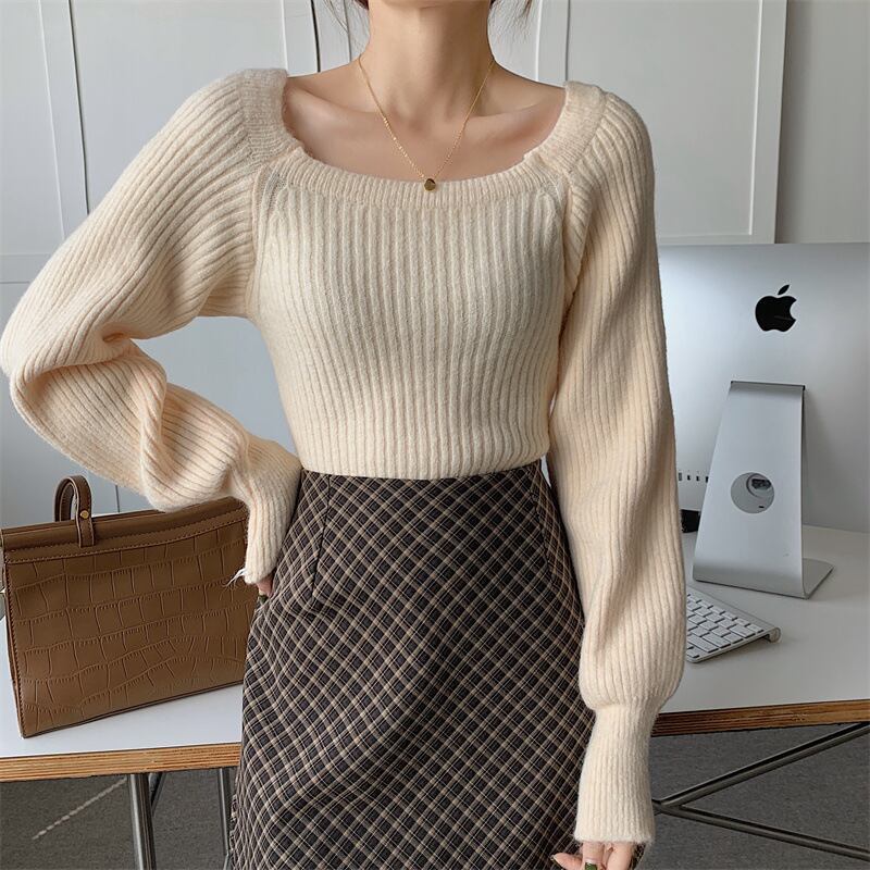 【tops】ニットトップス　M27328