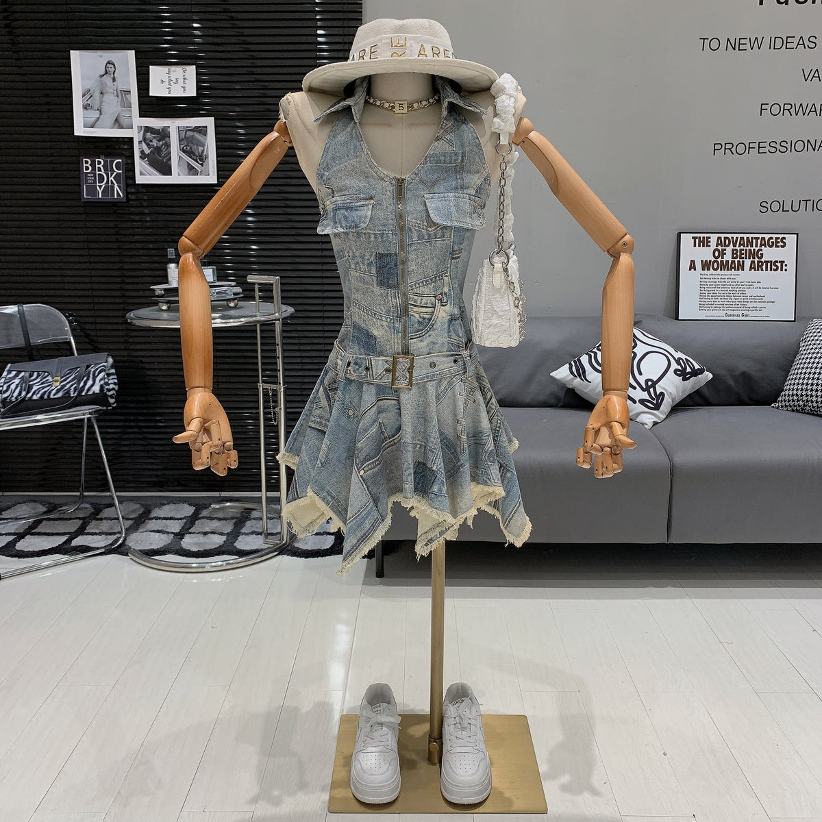 【dress】不規則 イレギュラーワンピース　M25017