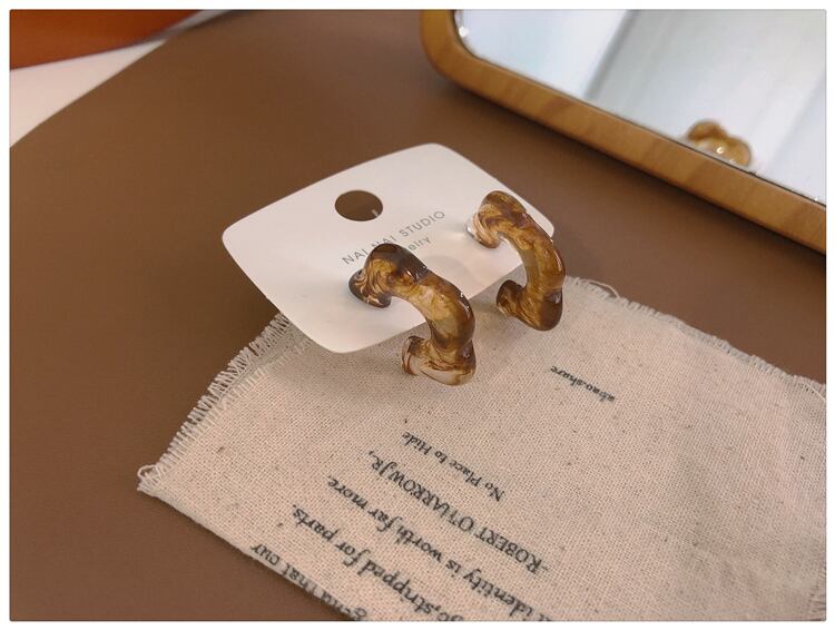 【小物】激売れ中 chicレディーススウィートサークル花形ピアスアクセサリー