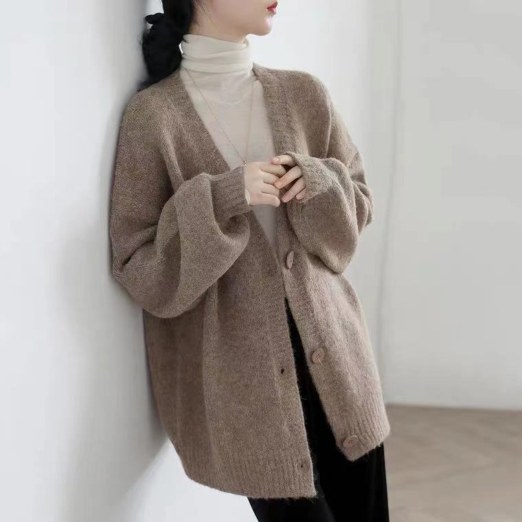 【outer】ニットカーデ　M25640