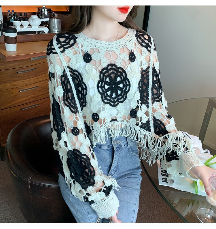 【tops】レースプルオーバー　M29359