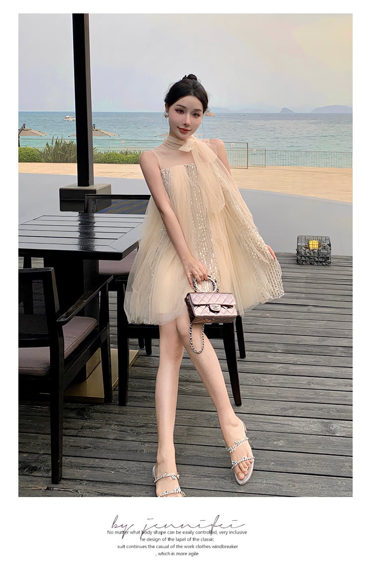 【dress】ノースリーブワンピース　M25288