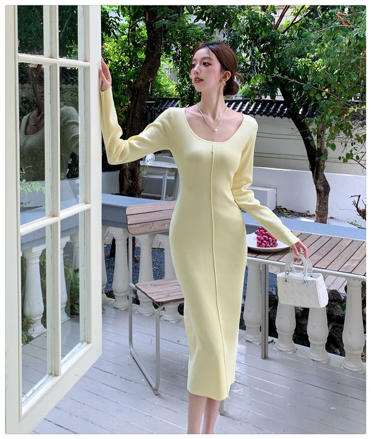 【dress】ニットワンピース　M25606
