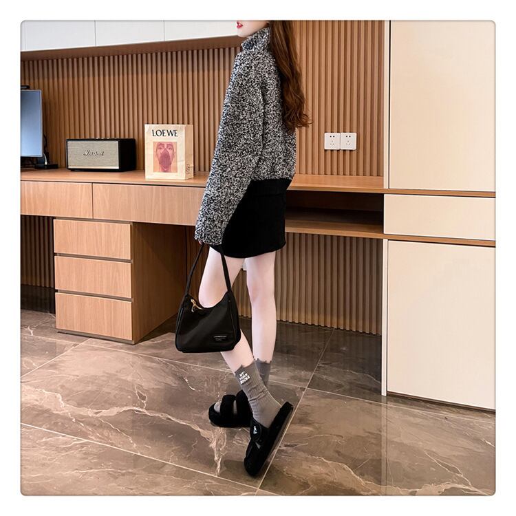 【outer】ファスナーニットカーデ　M18598