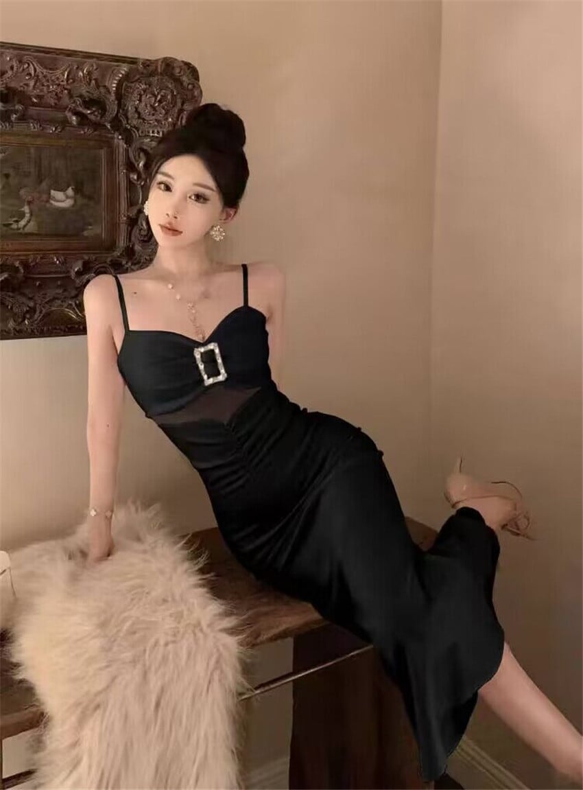 【dress】体型カバーキャミワンピース G21095