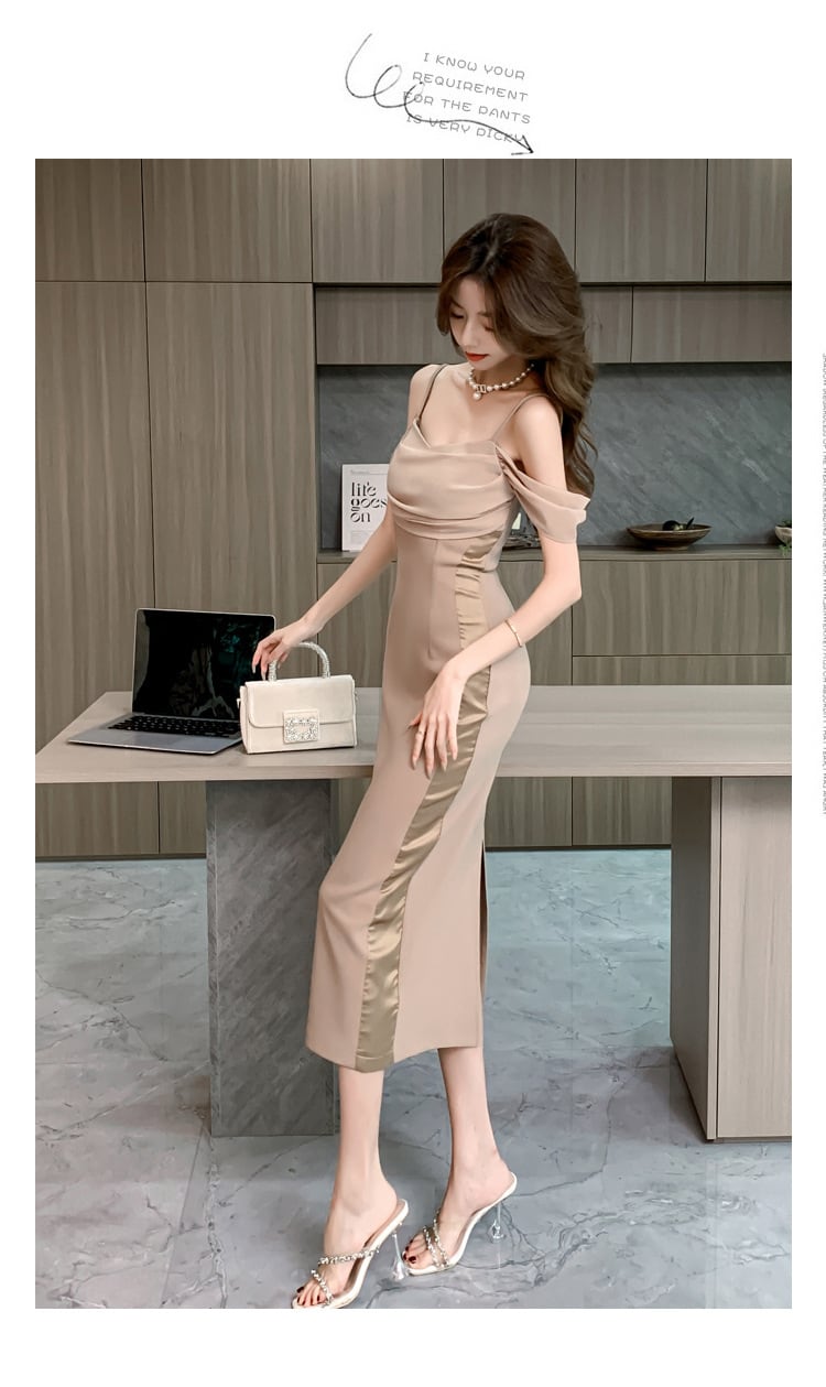 【dress】ギャザータイトキャミワンピース G21585