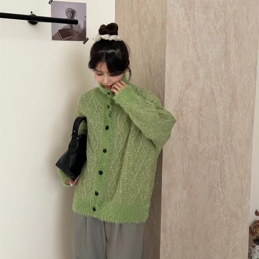 【outer】ニットカーデ　M27352