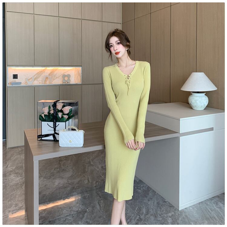 【dress】ニットワンピース　M18562