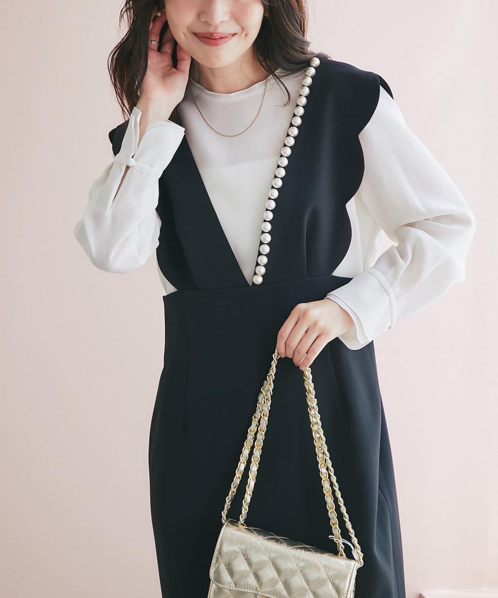 【dress】パールベストワンピース　M26117