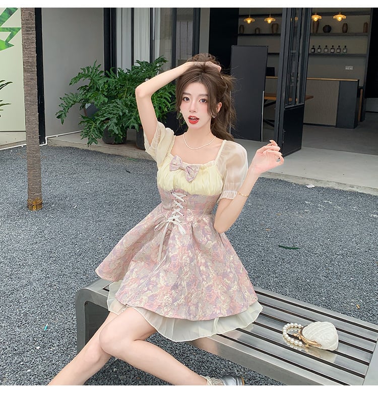 【dress】デートワンピース　M25235