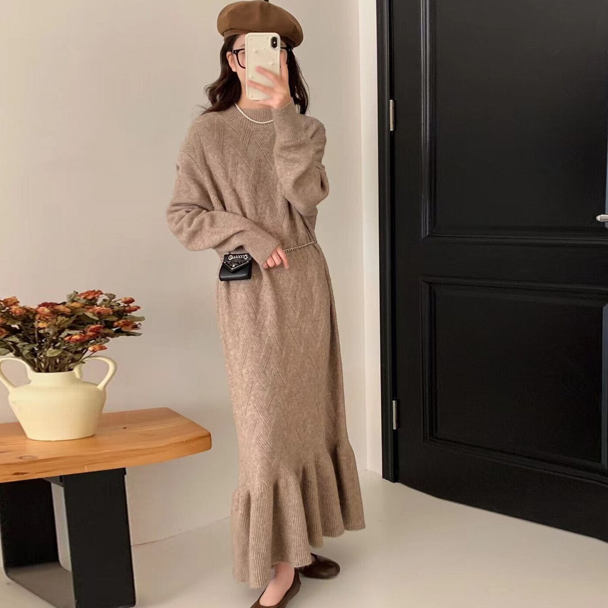 【dress】ニットワンピース　M26710