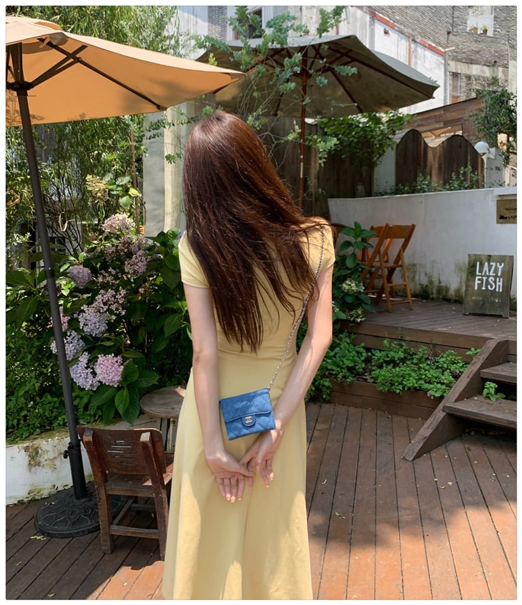 【dress】無地ワンピース　M24655