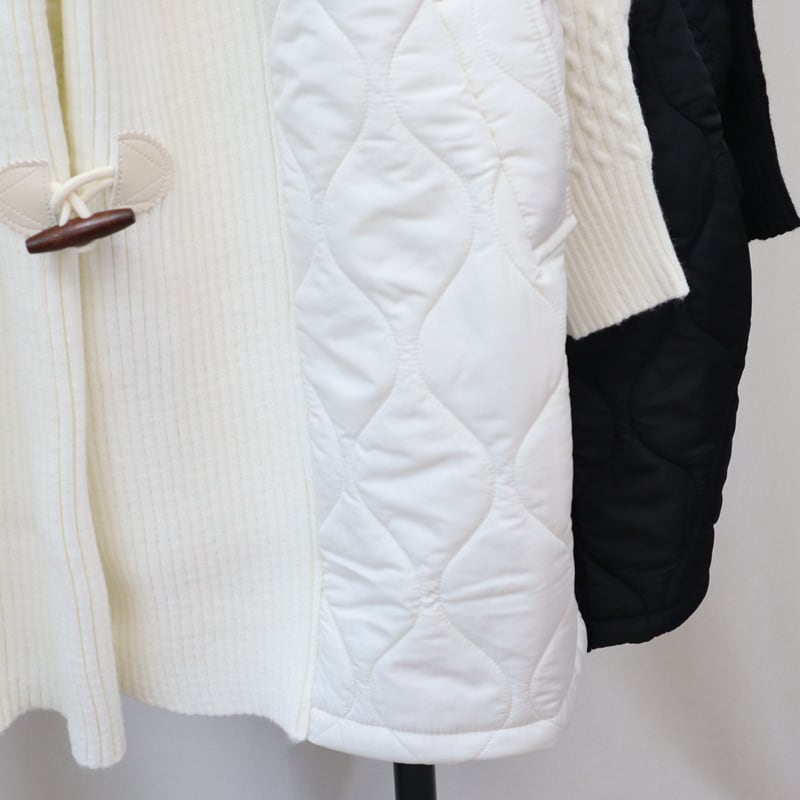 【outer】切り替えロング丈ニットカーデ　M27166