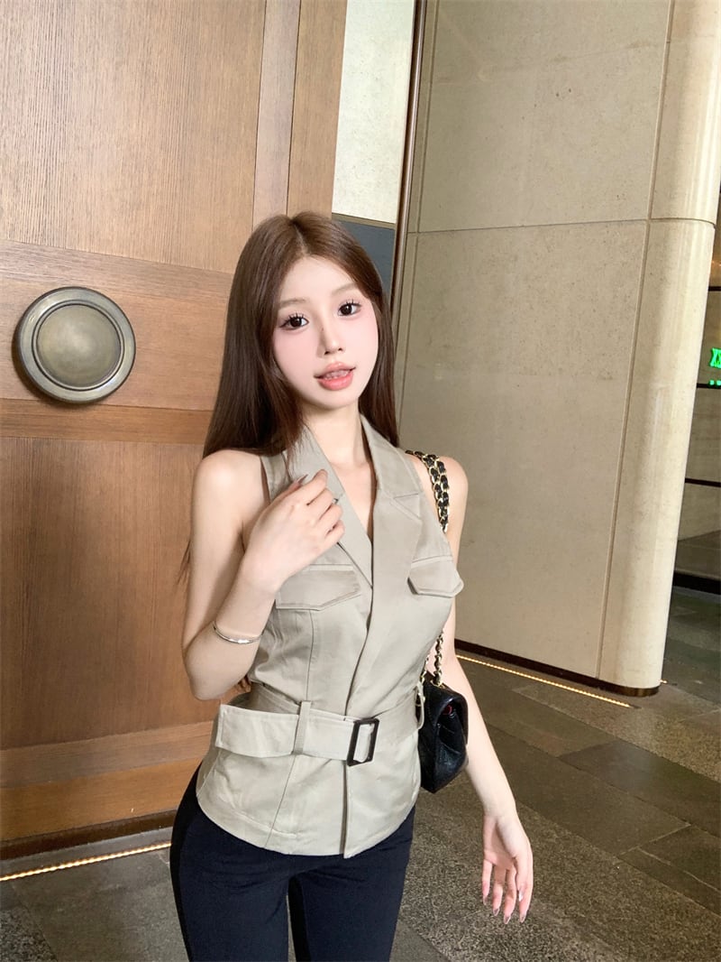 【tops】ノースリーブトップス　M24697