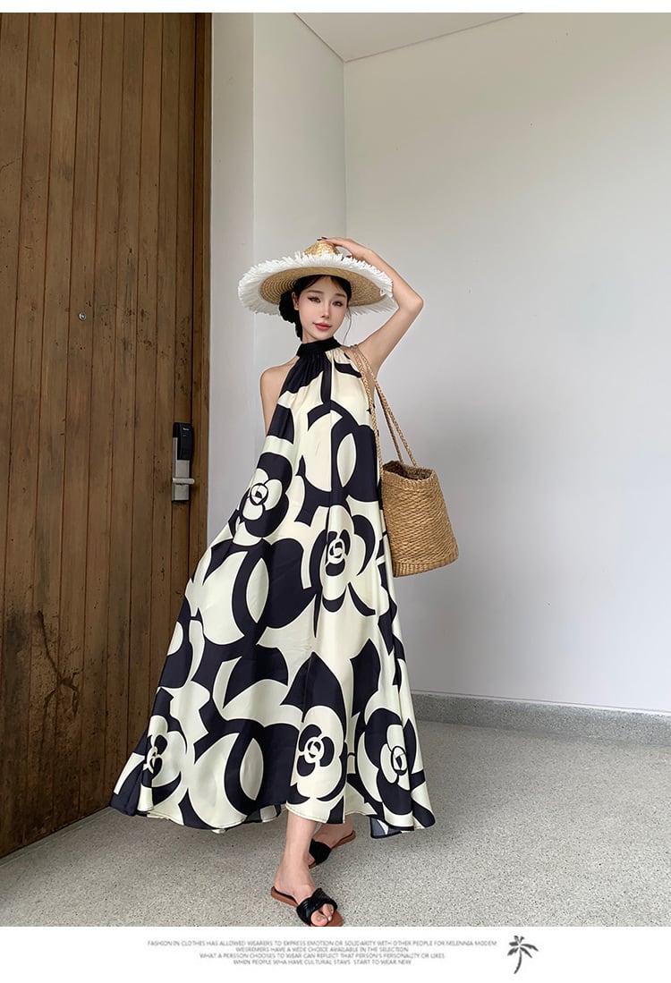【dress】ホルターネックワンピース　M24930