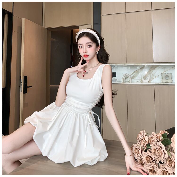 【dress】スクエアネックキャミワンピース G20497