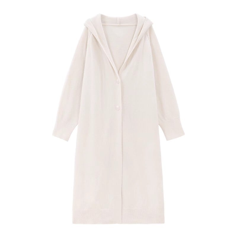 【outer】ロング丈ニットカーデ　M26335