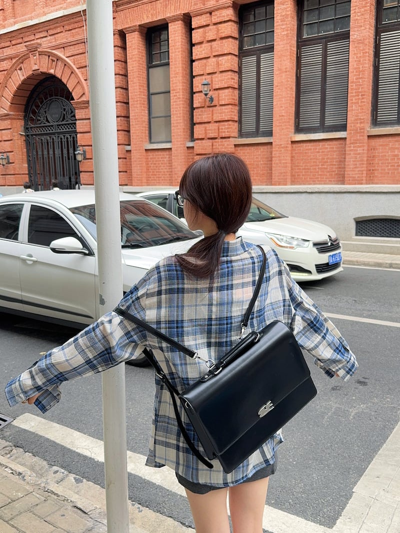 【set】チェック柄シャツ×キャミワンピースセット　M25198