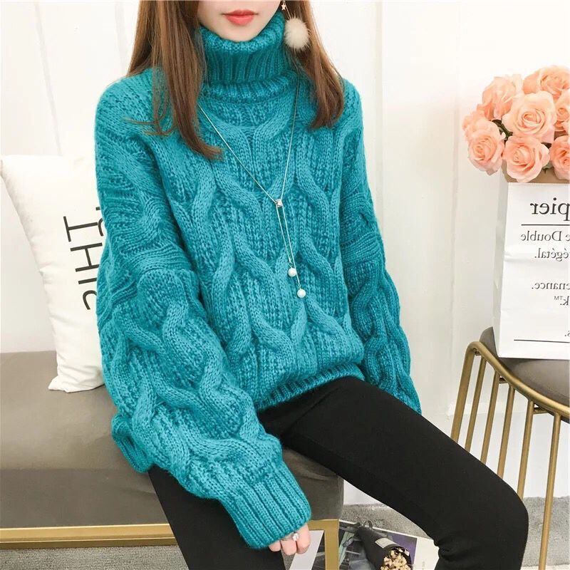 【tops】ハイネックニットセーター　M28852