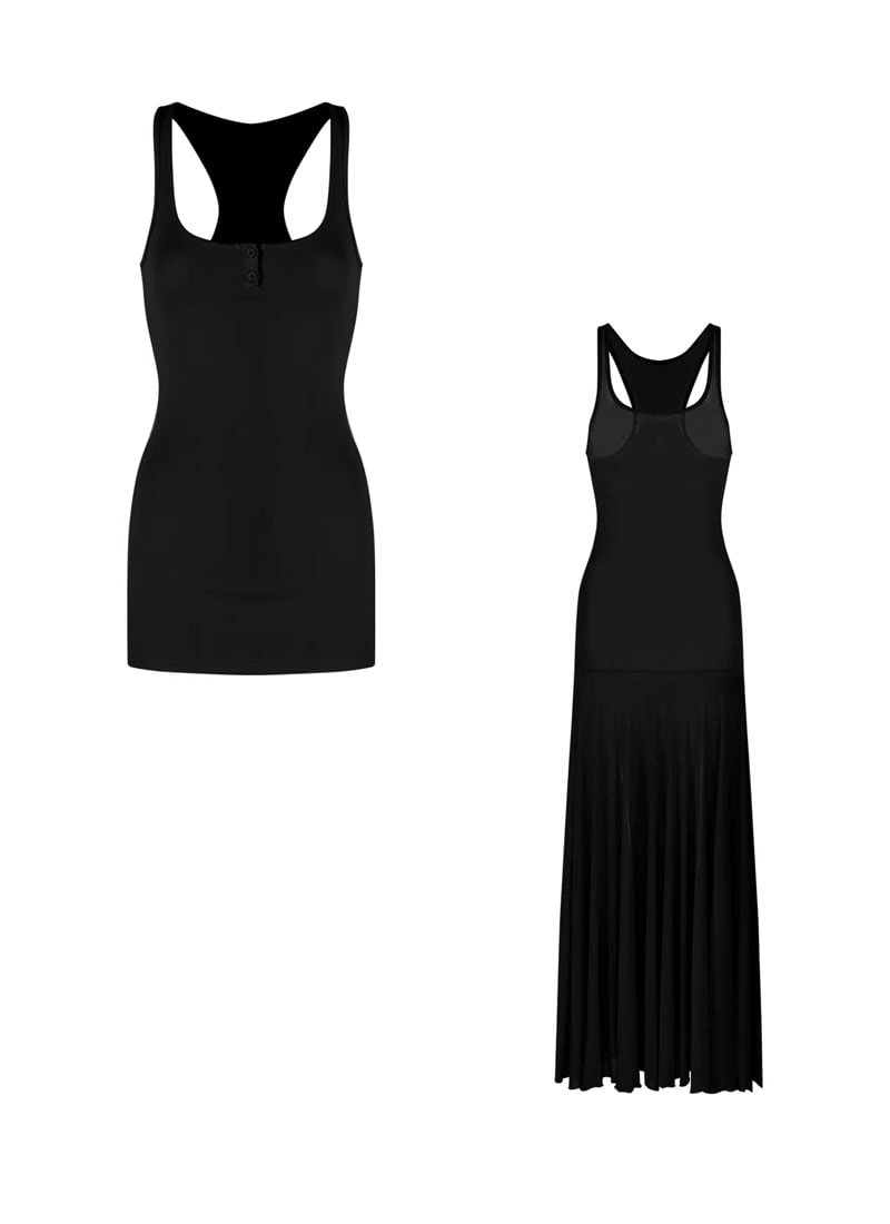 【set】ロングワンピースセット Q8477