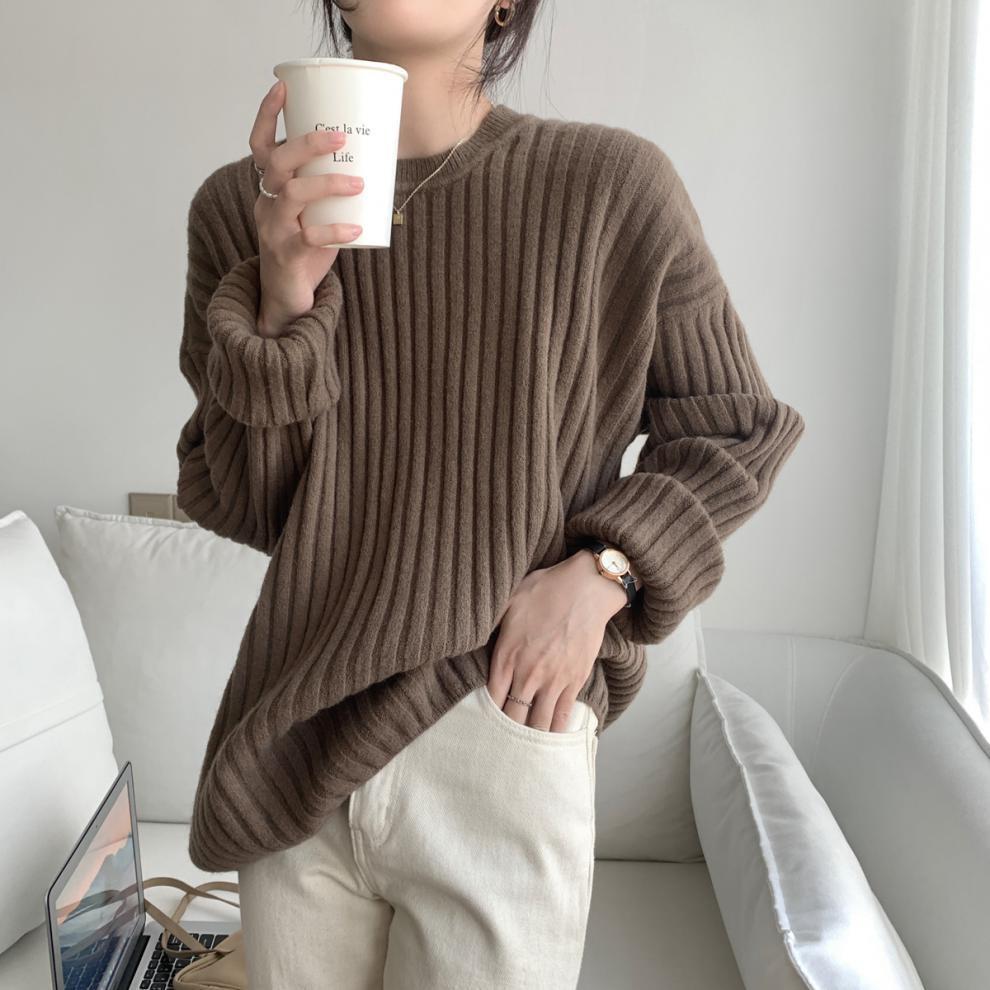 【tops】ニットプルオーバー　M19007