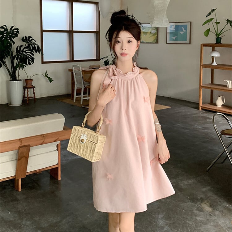【dress】ホルターネックワンピース　M24824