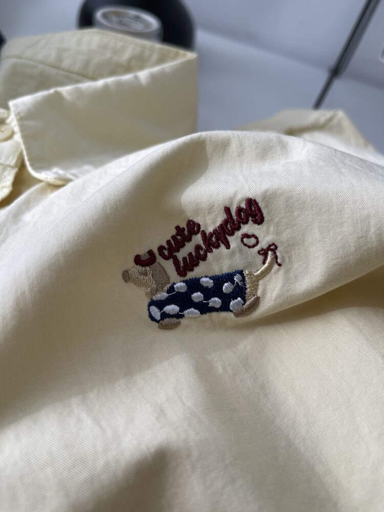 【tops】刺繍シャツトップス　M29759