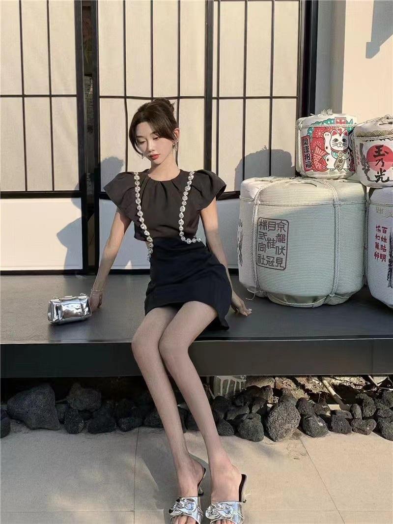 【dress】ウエストカットワンピース　M24202