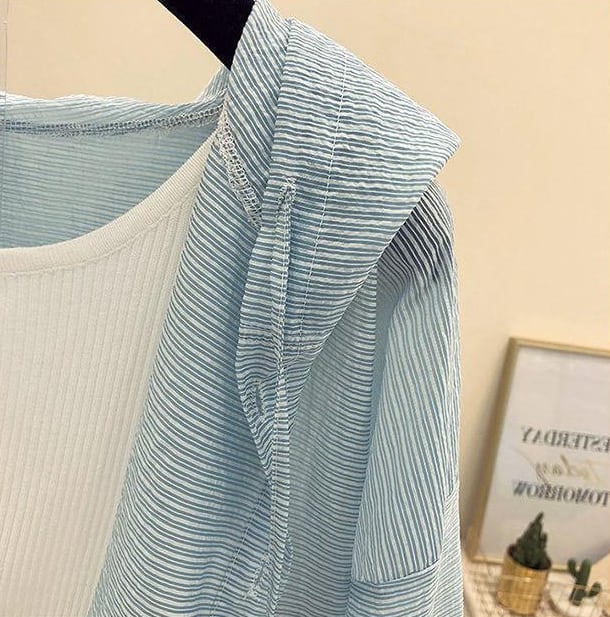 【tops】紫外線対策シャツトップス　M24027