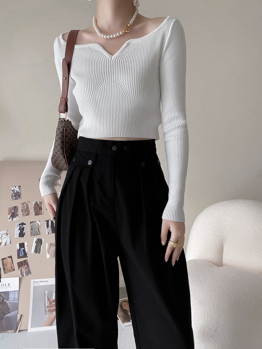 【tops】人気ニットトップス　N2937