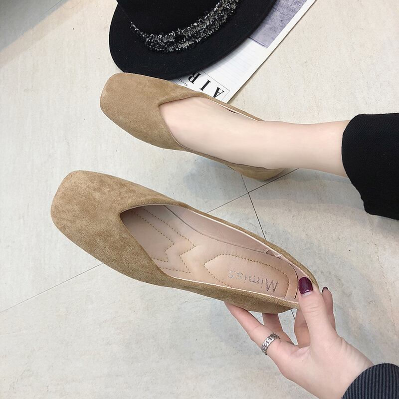 【shoes】定番シンプル3色履きやすい合わせやすいフラットシューズ