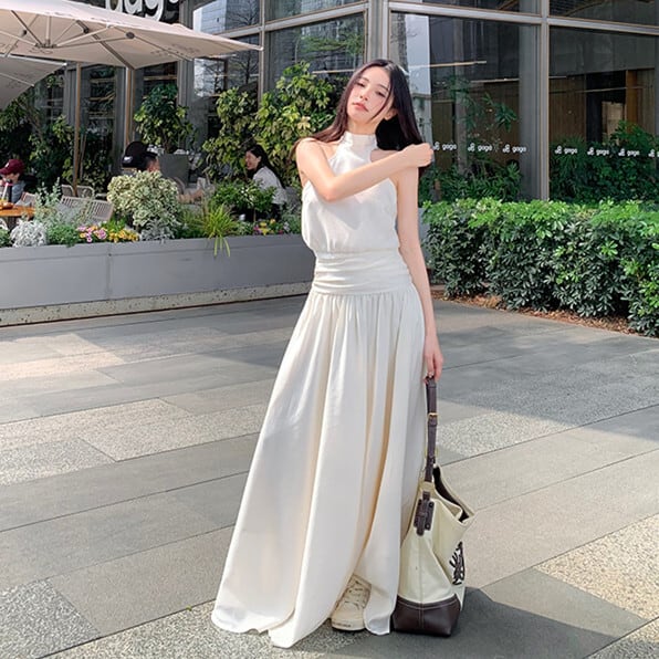 【dress】ノースリーブワンピース　M24084