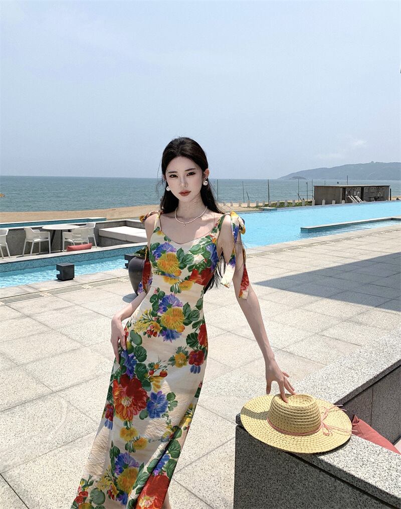 【dress】プリントキャミワンピース G21096