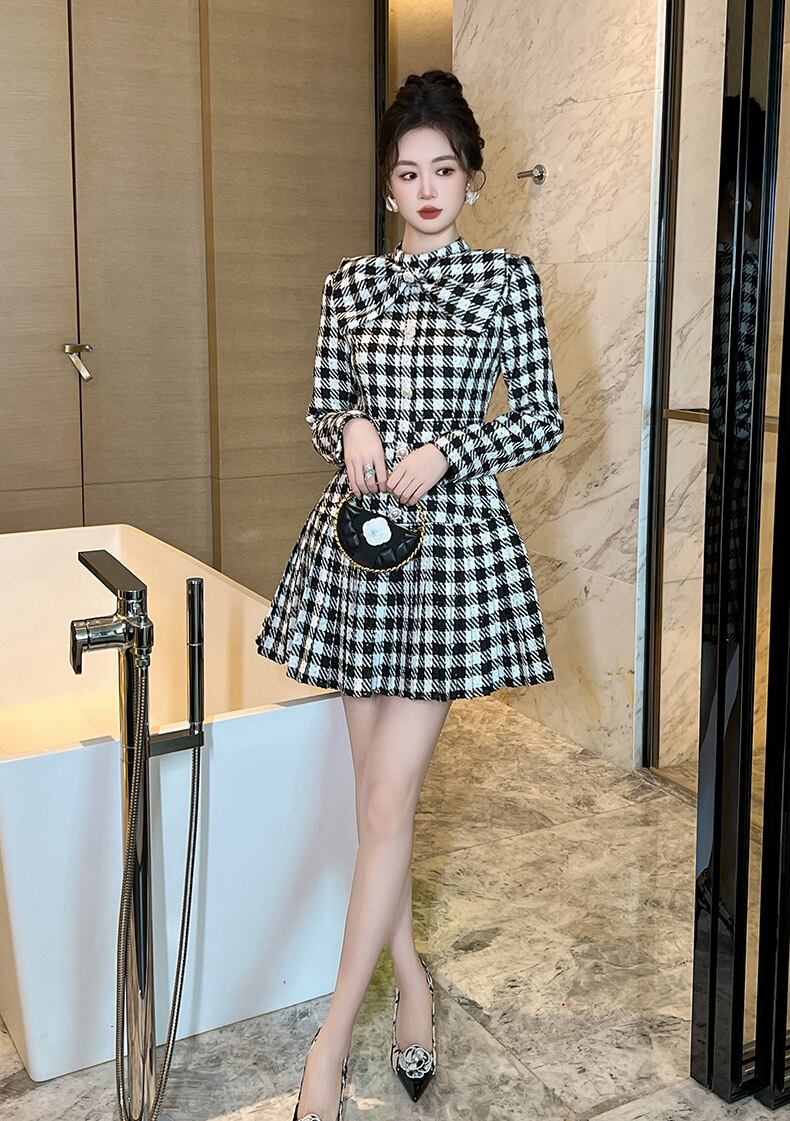 【dress】リボン付きデートワンピース　M28044