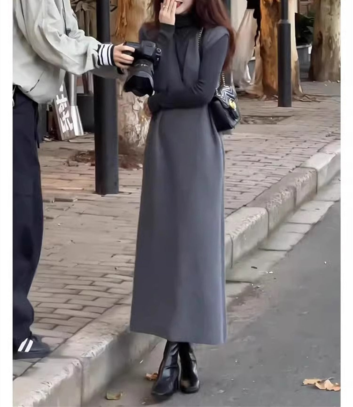 【dress】Ⅴネックノースリーブワンピース　N2867
