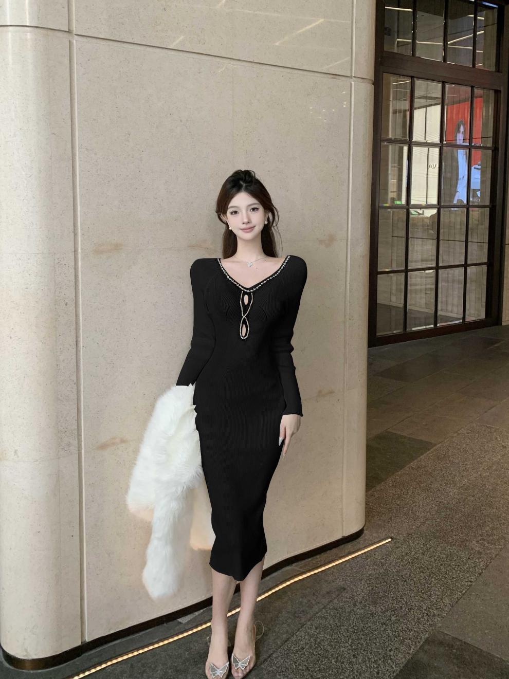 【dress】ニットワンピース　M27918