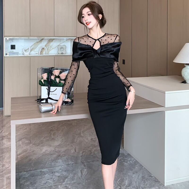 【dress】ドッキングワンピース　M18646