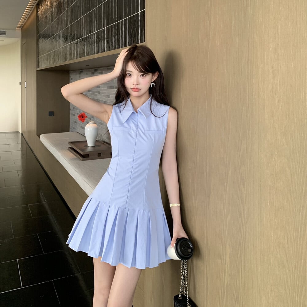 【dress】ノースリーブミニワンピース　N3549